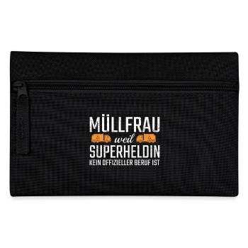 Garbage Woman Superheroine - Pencil Case - black - Front