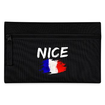 Nice Frankreich Flagge Nizza - Federtasche - Schwarz - Vorne