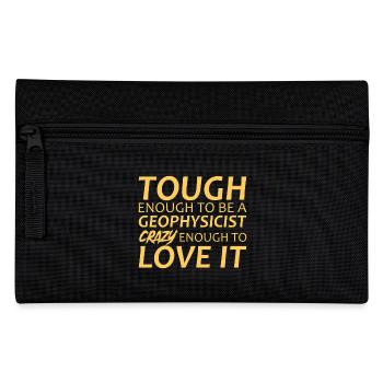 Geophysicist Crazy Geophysics - Pencil Case - black - Front