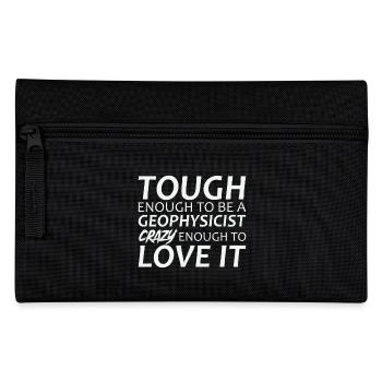 Geophysicist Crazy Geophysics - Pencil Case - black - Front