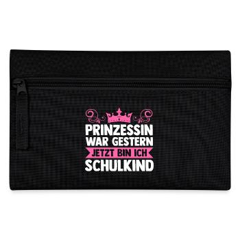 Kita Abgänger Prinzessin Einschulung Schulkind - Federtasche - Schwarz - Vorne