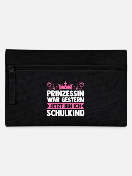 Kita Abgänger Prinzessin Einschulung Schulkind - Federtasche - Schwarz