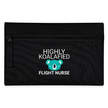 Flight Nurse Koalafied Luftrettung - Federtasche - Schwarz - Vorne