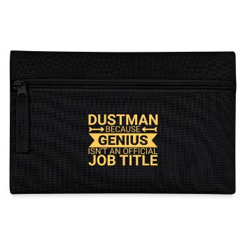 Dustman Genius - Federtasche - Schwarz - Vorne