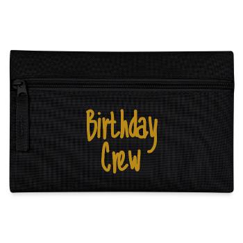Birthday Crew - Pencil Case - black - Front