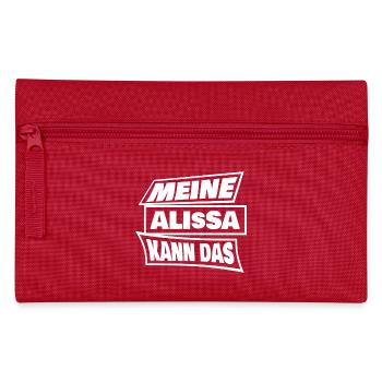 Gift for Alissa - Pencil Case - red - Front