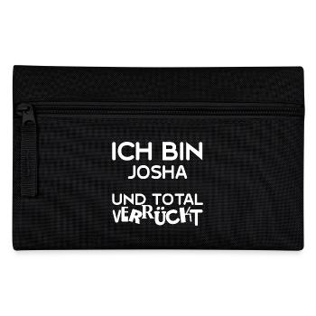 Vorname Josha - Federtasche - Schwarz - Vorne
