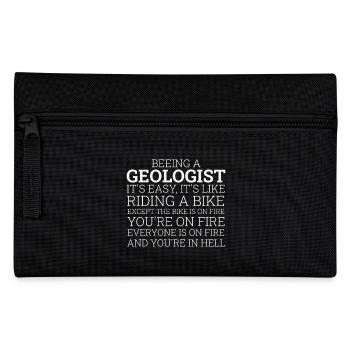 Géologue à vélo Géologie - Trousse - noir - Devant