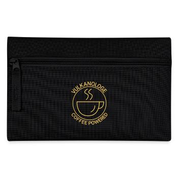 Vulkanologe Coffee Powered Vulkanologie - Federtasche - Schwarz - Vorne