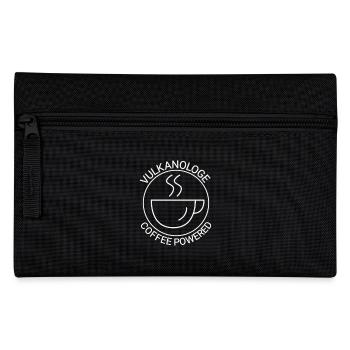 Vulkanologe Coffee Powered Vulkanologie - Federtasche - Schwarz - Vorne