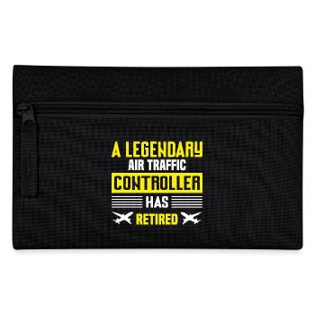 Air Traffic Controller Retirement Humor - Pencil Case - black - Front