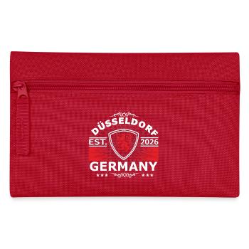 Düsseldorf Design – Fier de la ville - Trousse - rouge - Devant
