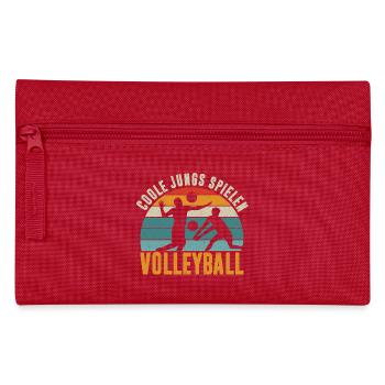 Volleyball Kids Gifts Volleyball Players - Pencil Case - red - Front