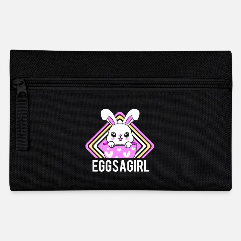 Gender Reveal Ostern Werdende Mutter - Federtasche - Schwarz