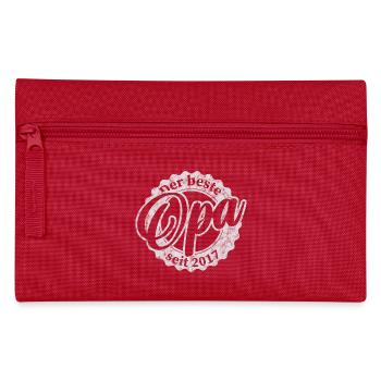 The best grandpa since 2017 - Pencil Case - red - Front