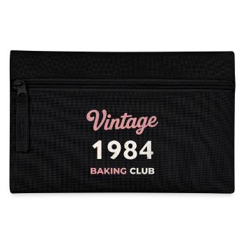 Vintage 1984 – Baking Club Retro Geburtsjahr - Federtasche - Schwarz - Vorne