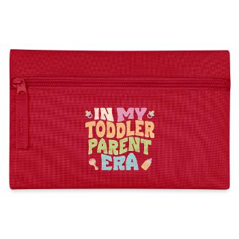 In my toddler parent era - Federtasche - Rot - Vorne