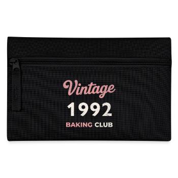 Vintage 1992 – Baking Club Retro Geburtsjahr - Federtasche - Schwarz - Vorne