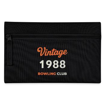 Vintage 1988 – Bowling Club Retro Geburtsjahr - Federtasche - Schwarz - Vorne