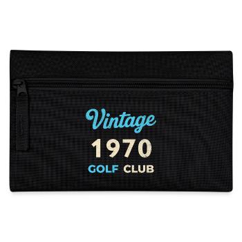 Vintage 1970 Golf Club Retro Geburtsjahr Geschenk - Federtasche - Schwarz - Vorne