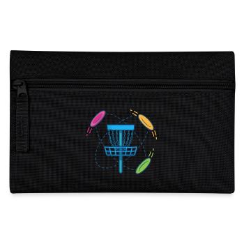 Scène du panier et des disques volants de disc golf - Trousse - noir - Devant