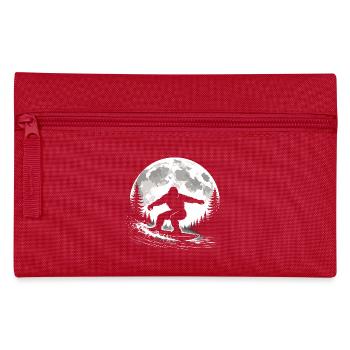 Bigfoot Surfen - Federtasche - Rot - Vorne