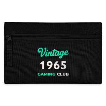 Vintage 1965 – Année de naissance rétro du Gaming Club - Trousse - noir - Devant