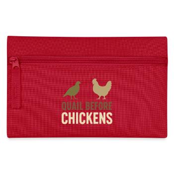 Quail Keeper Quail Farmer Backyard Quail - Pencil Case - red - Front