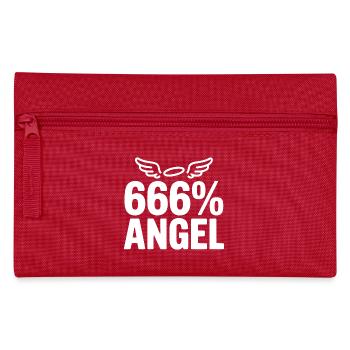 666% Angel - Pencil Case - red - Front