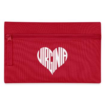 Virginia Heart Design - Trousse - rouge - Devant