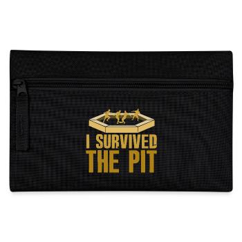 I Survived The Pit - Pencil Case - black - Front