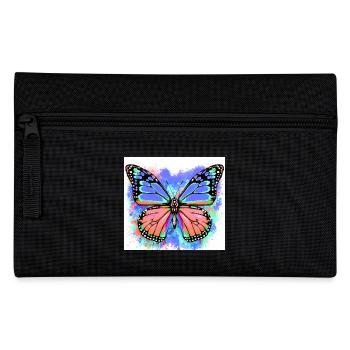 butterfly - Pencil Case - black - Front