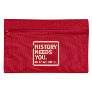 L’histoire a besoin de vous : soyez archiviste - Trousse - rouge - Devant