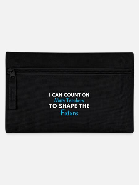 Funny Math Teacher Quote | Maths Teacher Joke - Pencil Case - black