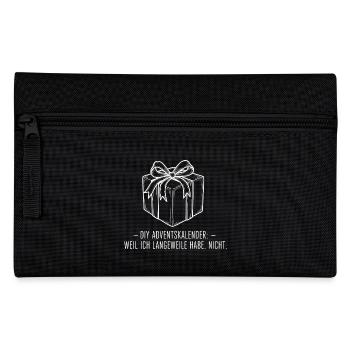 DIY Advent Calendar - Pencil Case - black - Front
