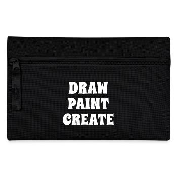 Draw Paint Create - Artist - Pencil Case - black - Front