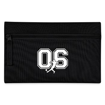 Joueur de football numéro 06 - Trousse - noir - Devant