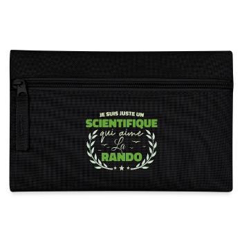 Fier d’être Scientifique et Passionné de la Rando - Trousse - noir - Devant