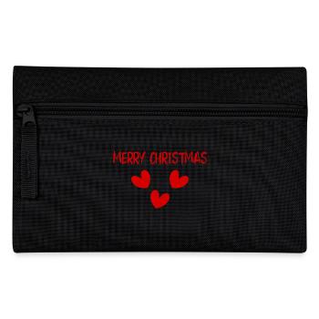 CHRISTMAS. MERRY CHRISTMAS. MERRY CHRISTMAS. NEW YEAR’S DAY - Pencil Case - black - Front