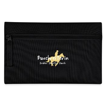 Buschreiterin - Federtasche - Schwarz - Vorne