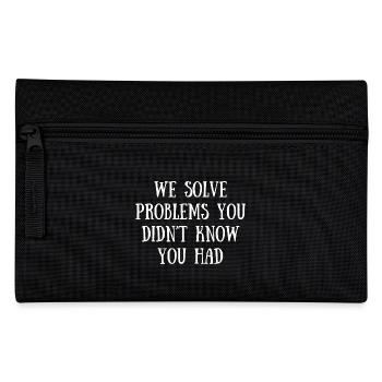 Funny Math Teacher Quote | Maths Teacher Joke - Pencil Case - black - Front