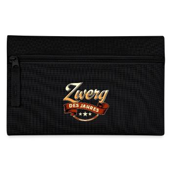 Gamer-Zwerg des Jahres RAHMENLOS Geschenk - Federtasche - Schwarz - Vorne