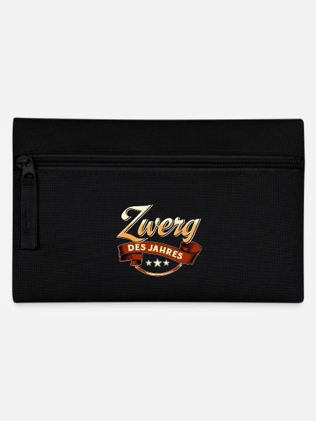 Gamer-Zwerg des Jahres RAHMENLOS Geschenk - Federtasche - Schwarz
