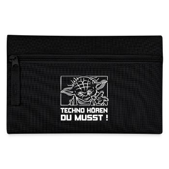 TECHNO HÖREN DU MUSST ! + - Federtasche - Schwarz - Vorne