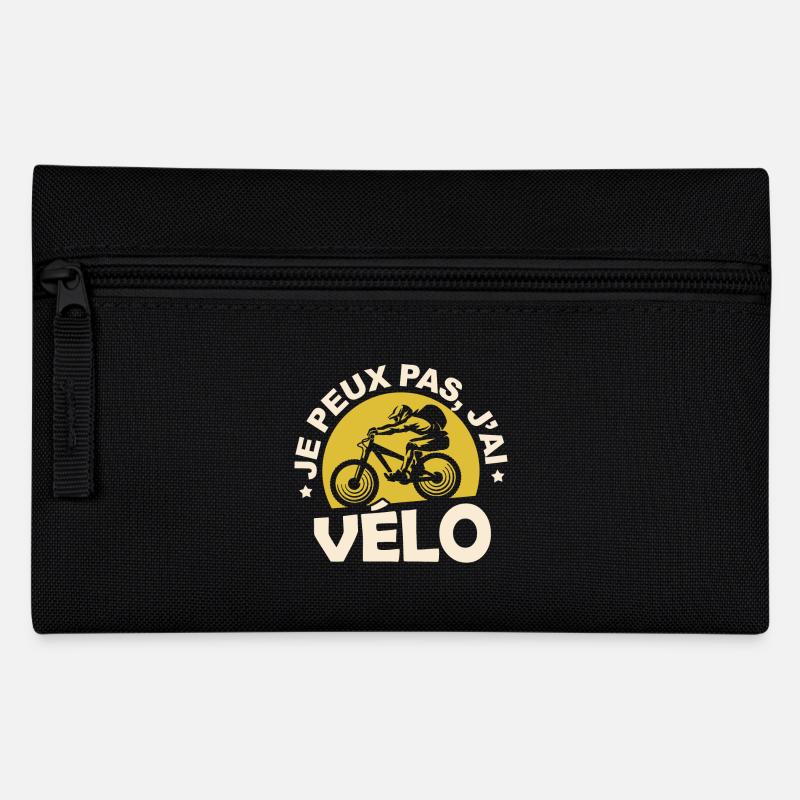 T-shirt Vélo - Je peux pas ... j'ai Vélo - Trousse - noir