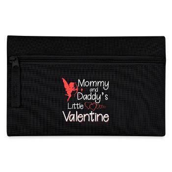Mommy and daddy's little valentine - Pencil Case - black - Front