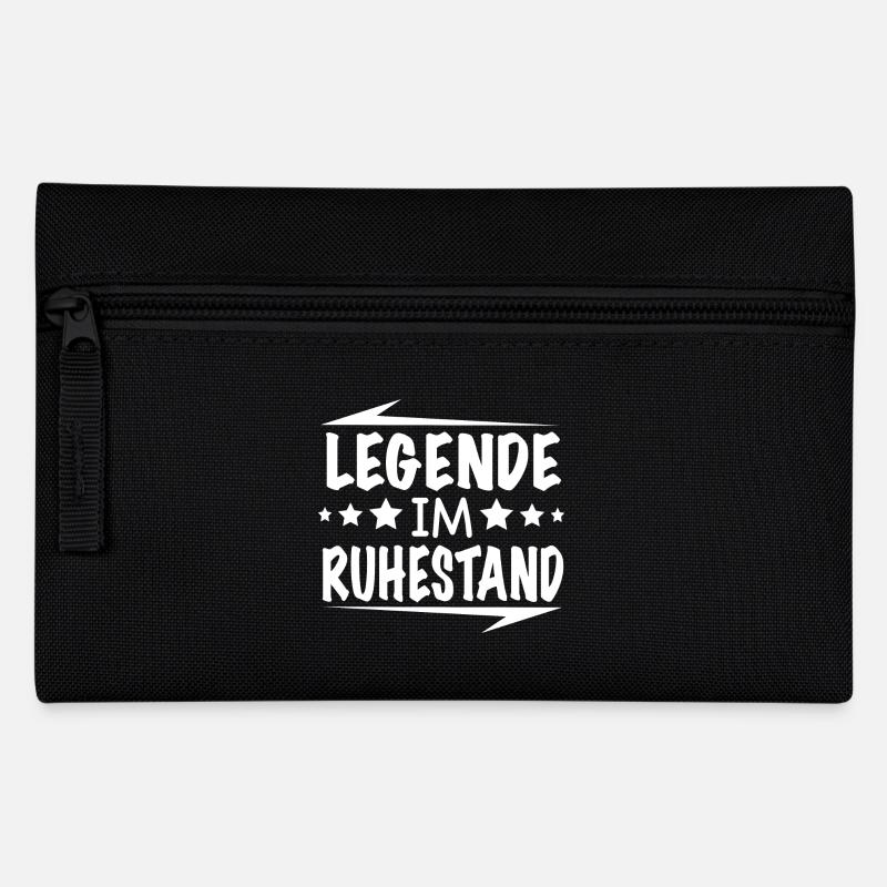 Rentner Legende im Ruhestand - Federtasche - Schwarz