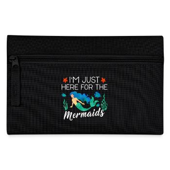 Je suis juste là pour les sirènes - Trousse - noir - Devant