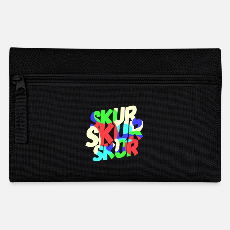 SKUR - Federtasche - Schwarz