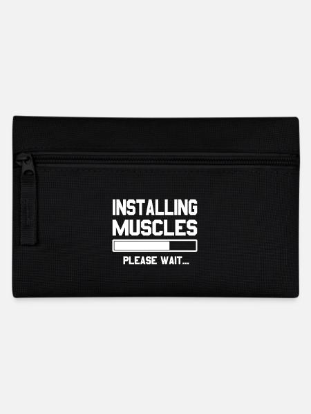Installing Muscles - Federtasche - Schwarz